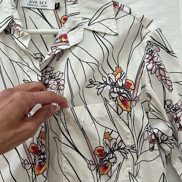 Ava Sky Ginger top - Picture 2 of 7